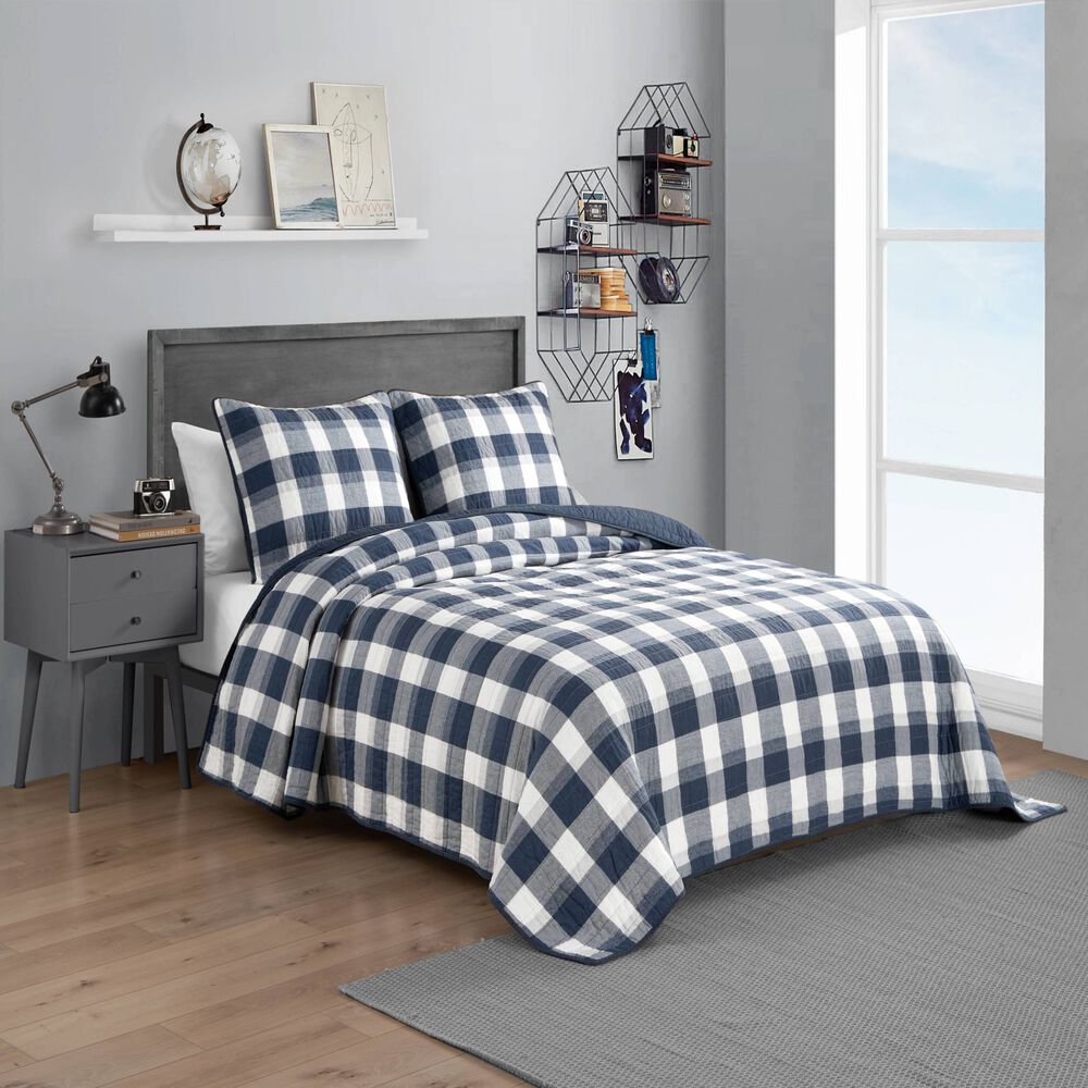 NORRIDGE FULL/QUEEN QUILT AND SHAM SET,Bali Bliss,large