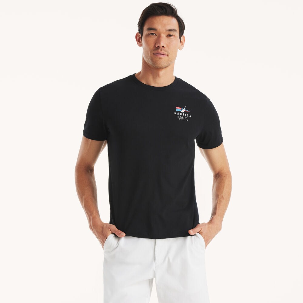Deep Sea Racing Graphic T-Shirt,True Black,large