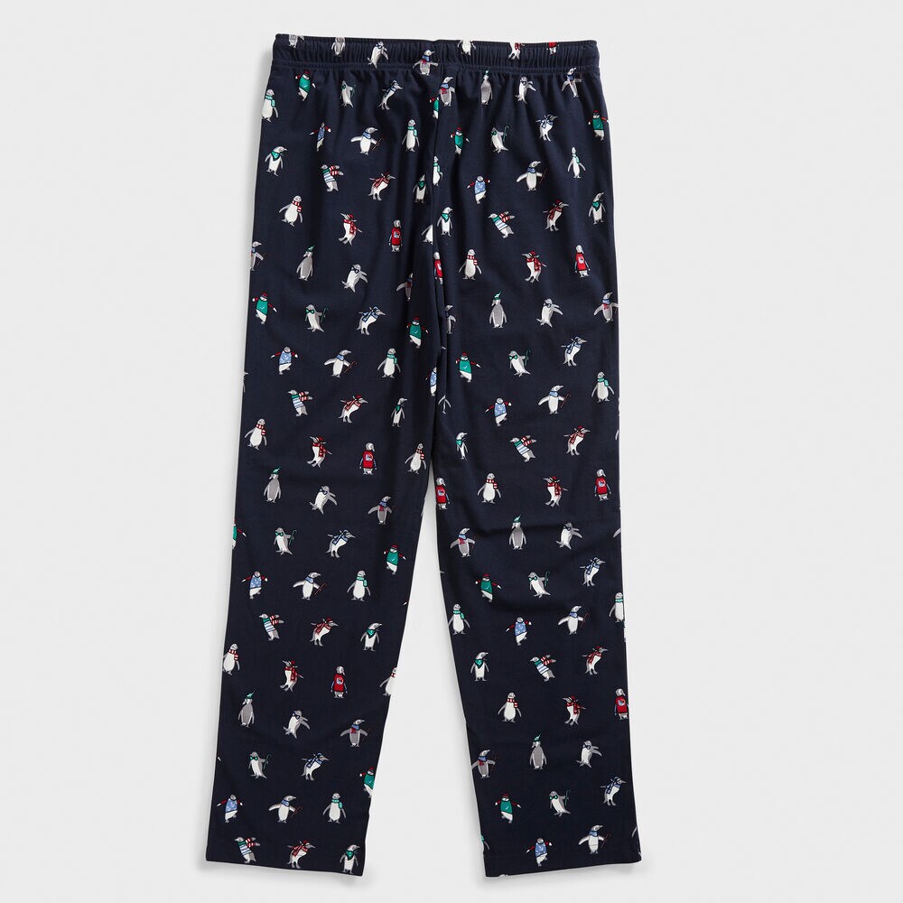 PENGUIN PRINT SLEEP PANT,Navy,large