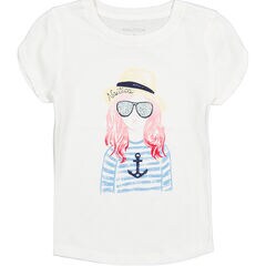 GIRLS' NAUTICA GIRL T-SHIRT (7-16),Antique White Wash,large