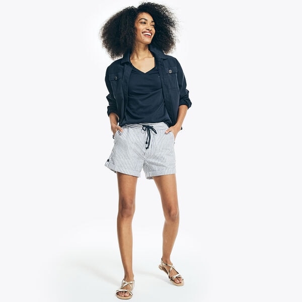 Solid V-Neck T-Shirt