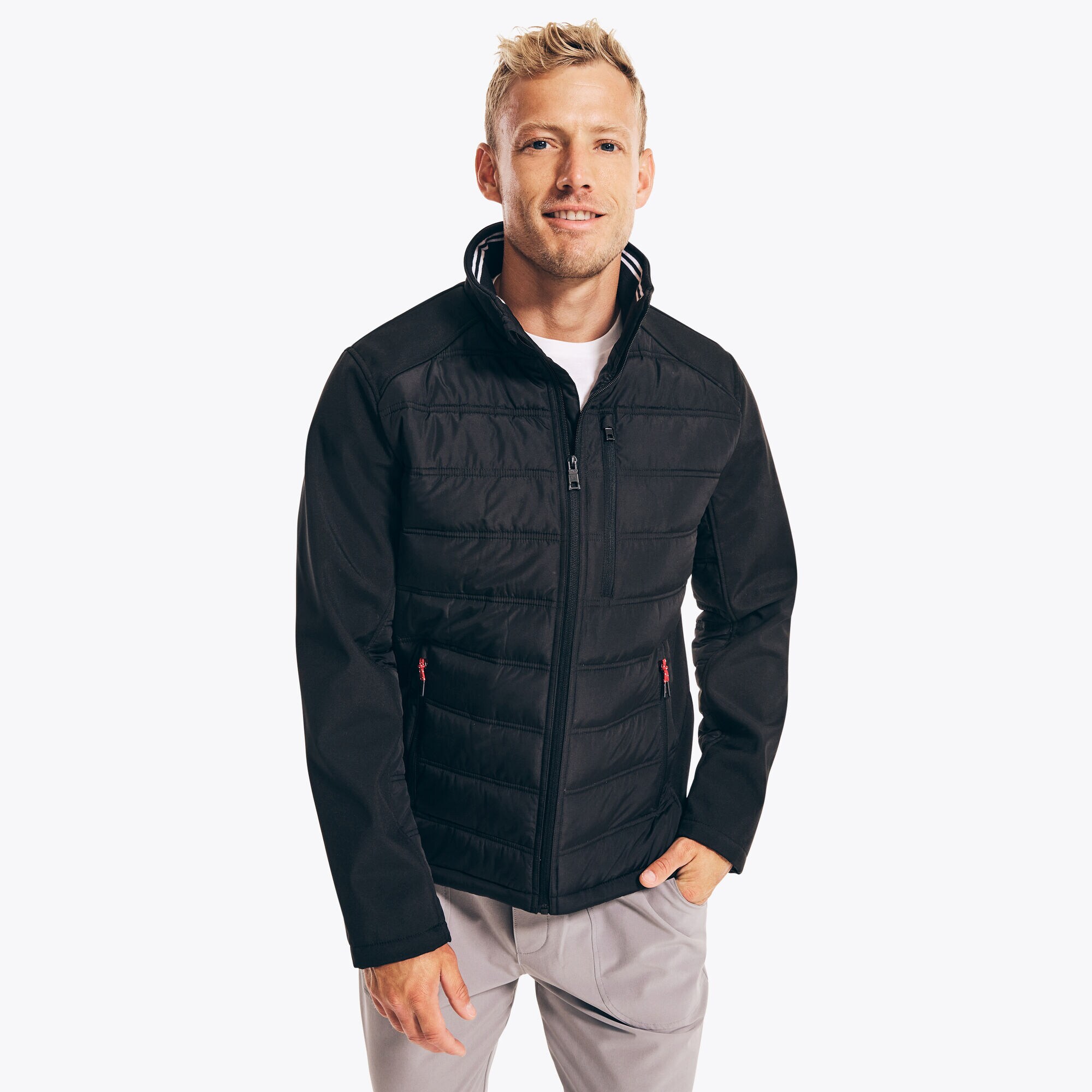 MIXED-MEDIA JACKET | Nautica