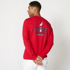 NS-83 OCEAN CHALLENGE LONG SLEEVE T-SHIRT,Nautica Red,large