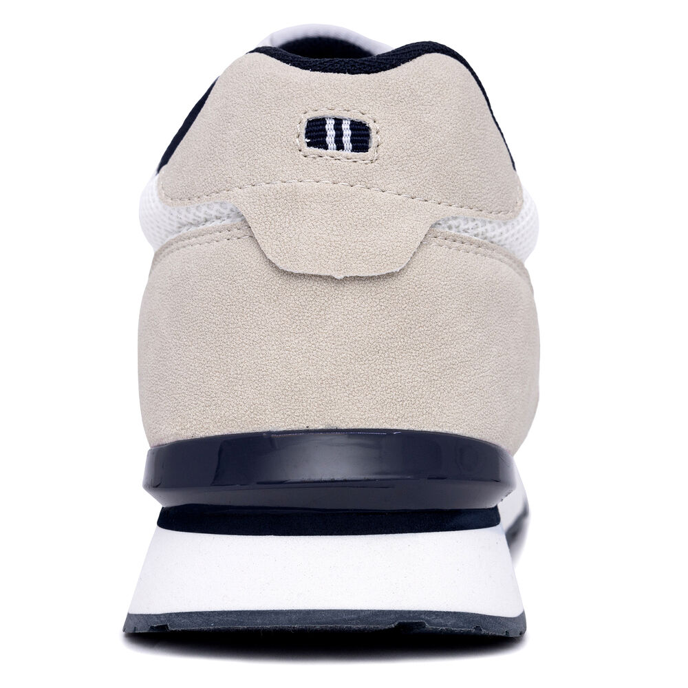 Logo Lace-Up Sneaker,Antique White Wash,large