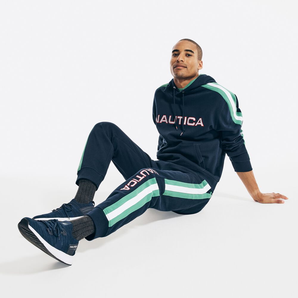 REISSUE SIDE-STRIPE LOGO JOGGER,Navy,large