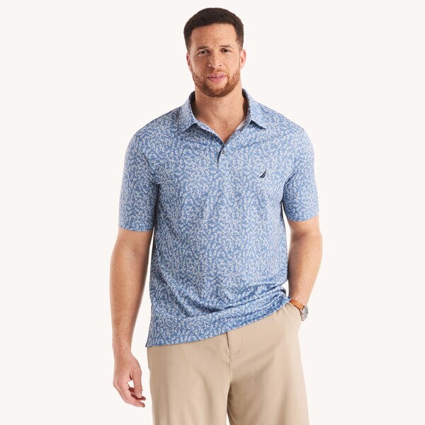 Big & Tall Printed Classic Fit Polo