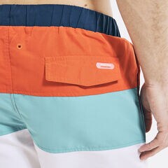 COMPETITION 5" COLORBLOCK SWIM SHORT,Nautica Red,large