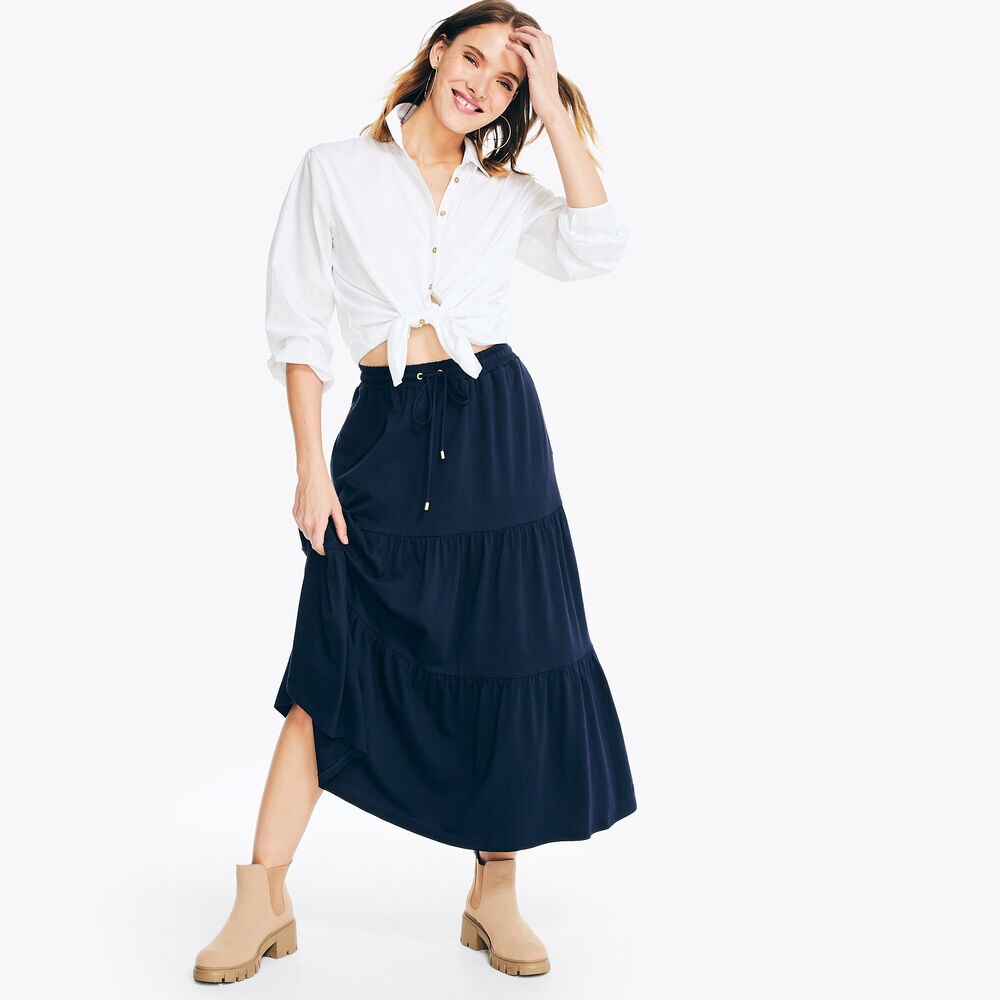 Button-Down Top,Bright White,large