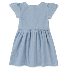 TODDLER GIRLS' ANCHOR PRINT CHAMBRAY DRESS (2T-4T),Nite Sea Heather,large