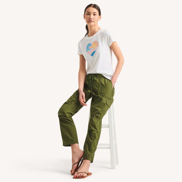 Rhinestone Here Comes The Sun Graphic T-Shirt