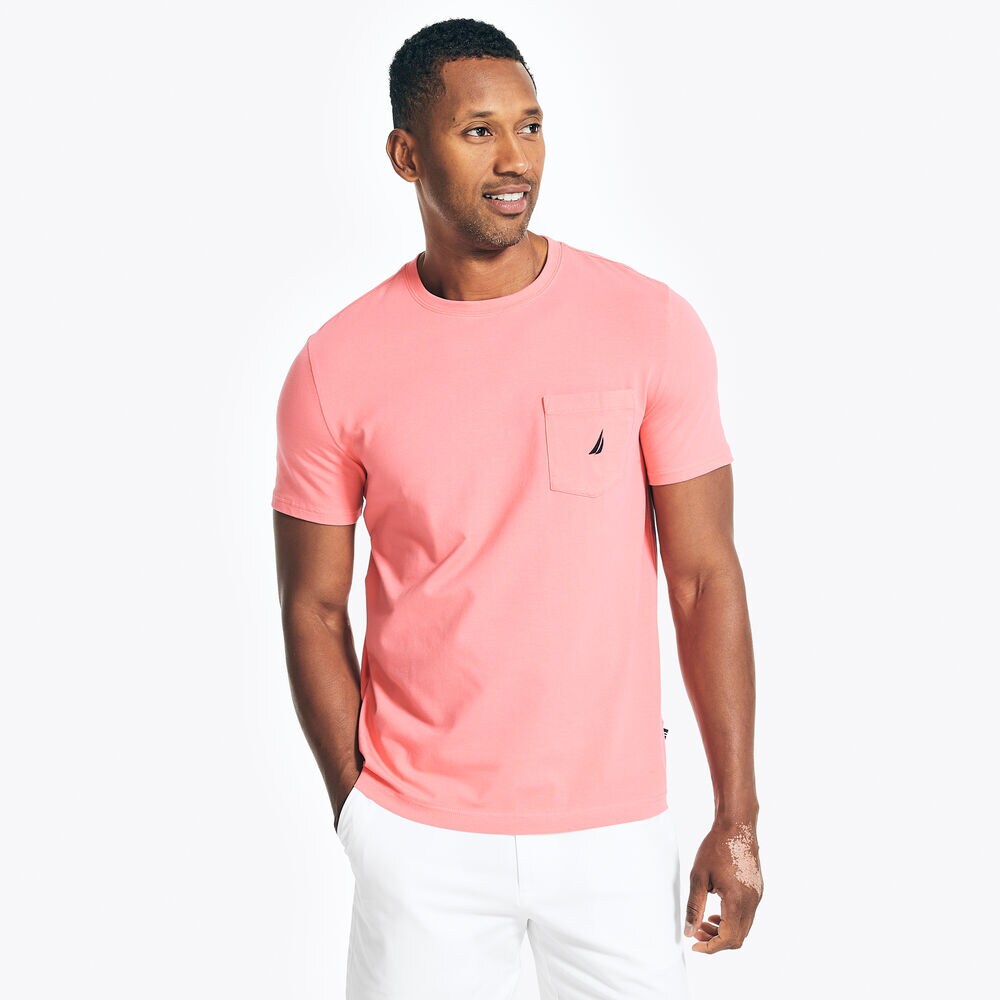 CLASSIC FIT POCKET T-SHIRT,Teaberry,large