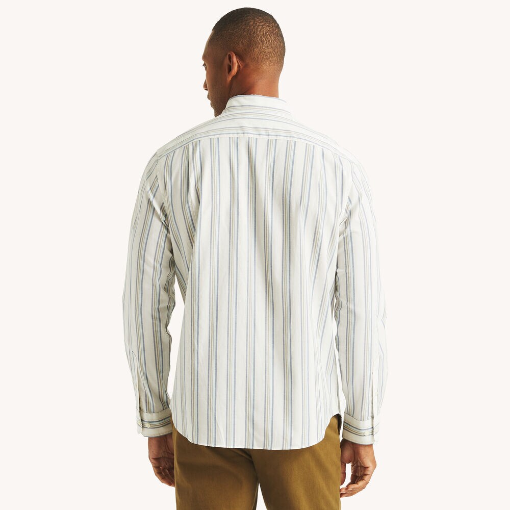 Striped Shirt,Bright White,large