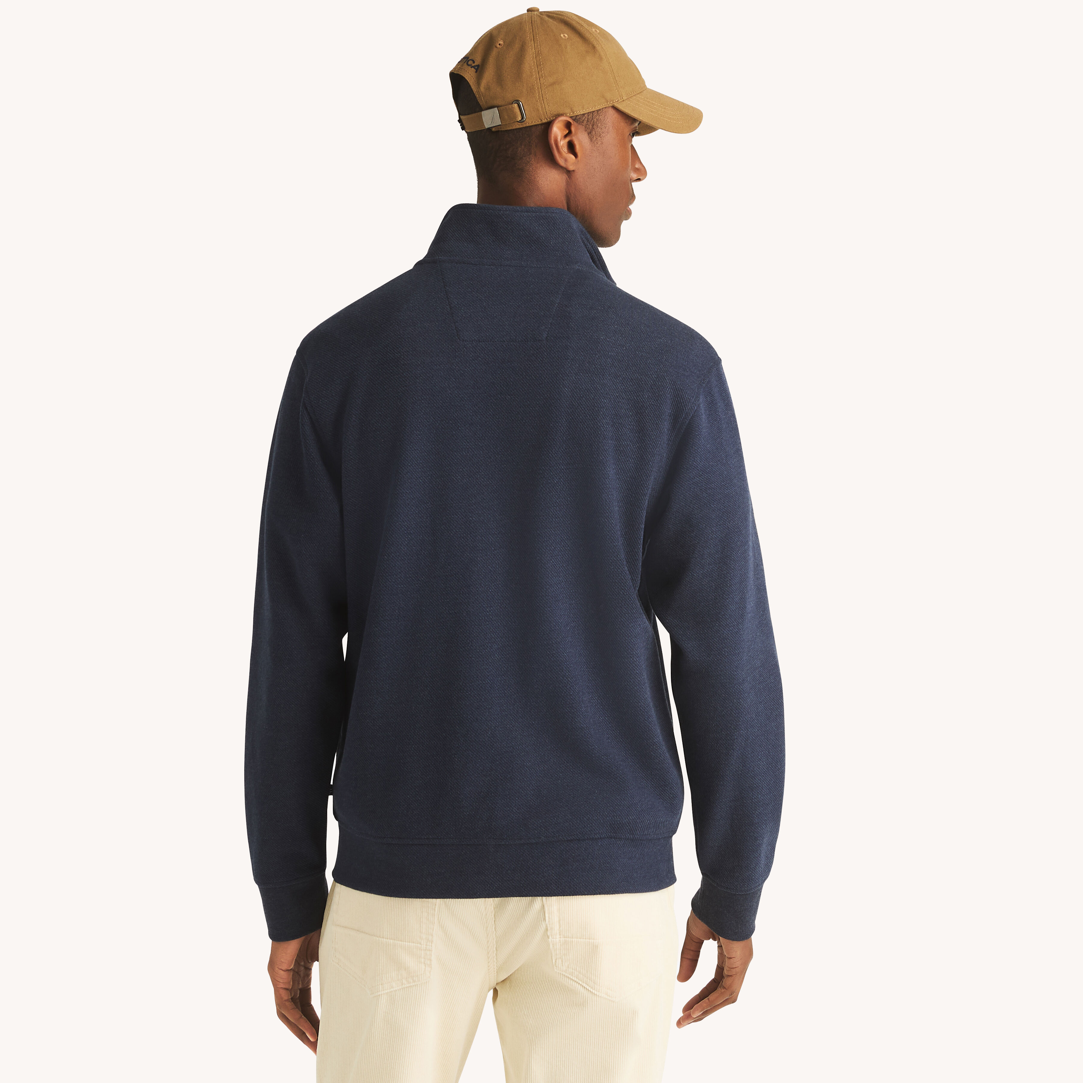 Full-Zip Mock-Neck Sweatshirt | Nautica