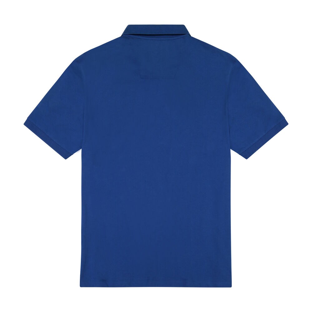 BIG & TALL STRETCH MESH POLO,Estate Blue,large