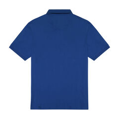 BIG & TALL STRETCH MESH POLO,Estate Blue,large