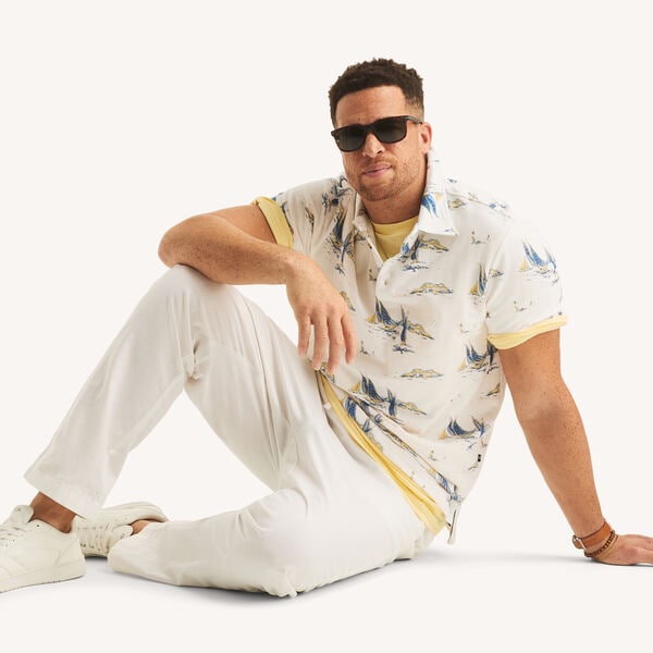 Big & Tall Classic Fit Printed Polo