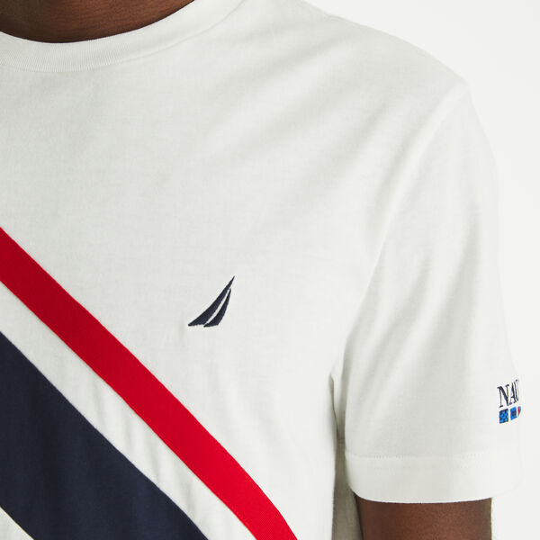 Pieced Crewneck T-Shirt