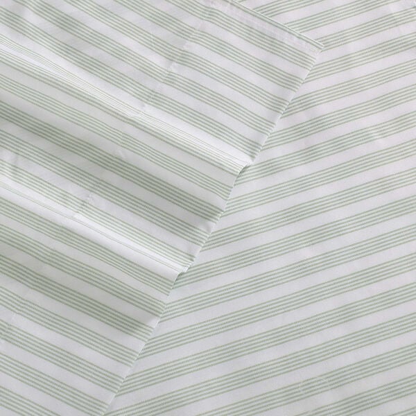 Beasley Stripe Green Twin Sheet Set