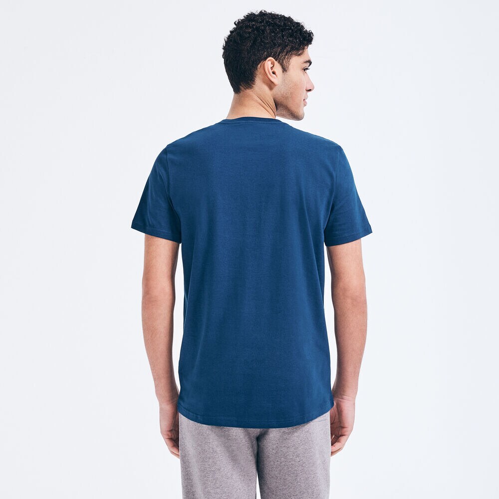 LOGO CREWNECK T-SHIRT,Estate Blue,large