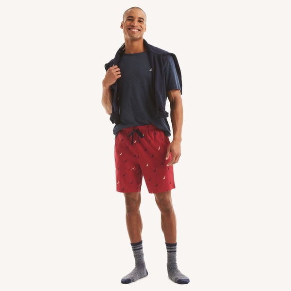 Printed Knit Sleep Short