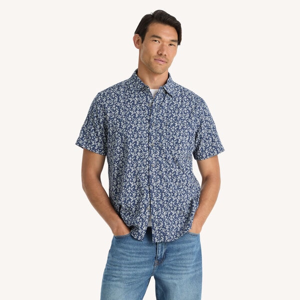 Floral Print Short-Sleeve Shirt