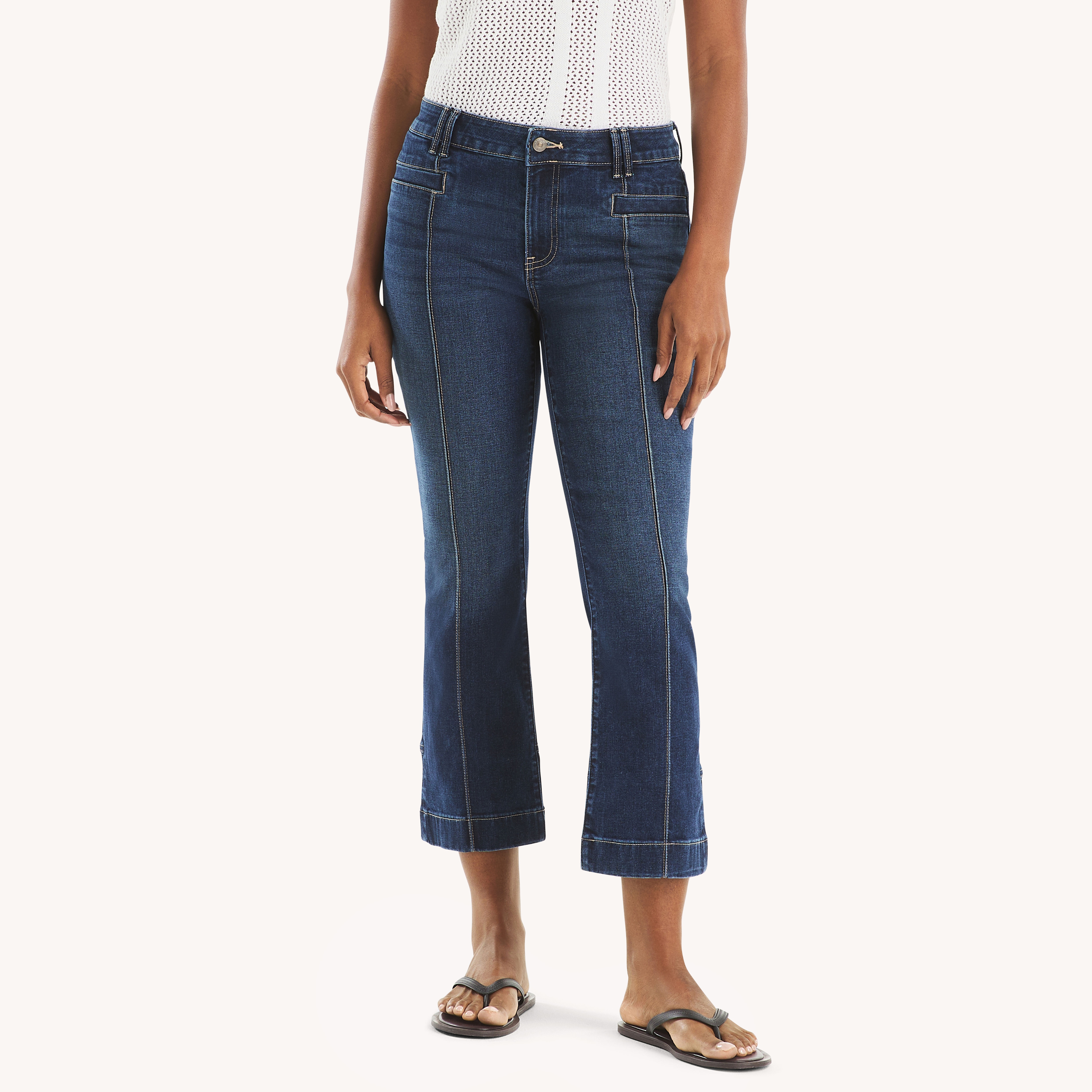 Mid-Rise Demi Bootcut Denim | Nautica