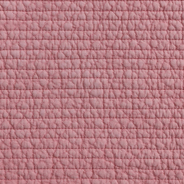 Seashore Stitch Pink King Quilt Set