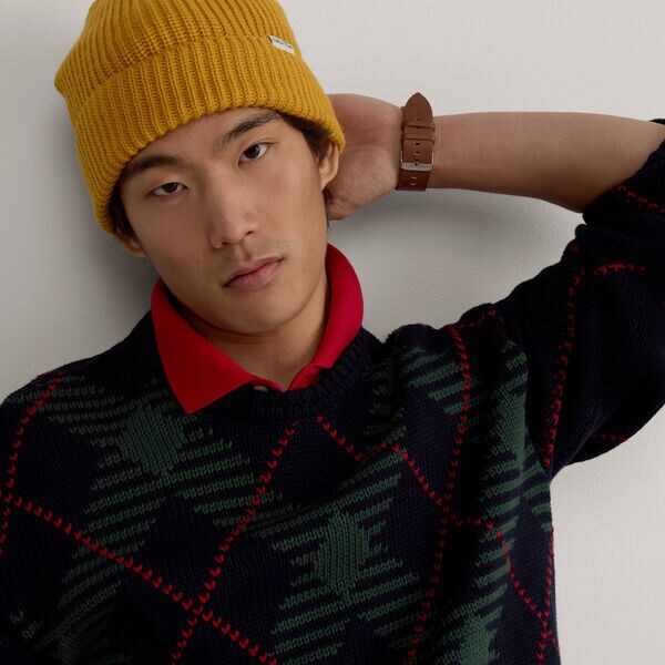 Argyle Crewneck Sweater 