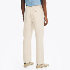CLASSIC FIT LINEN PULL-ON PANT,Wheat Flax,large