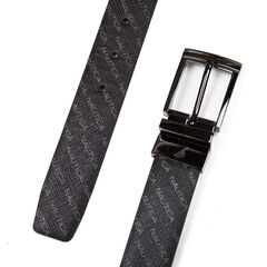 Reversible Logo Belt,Black,large