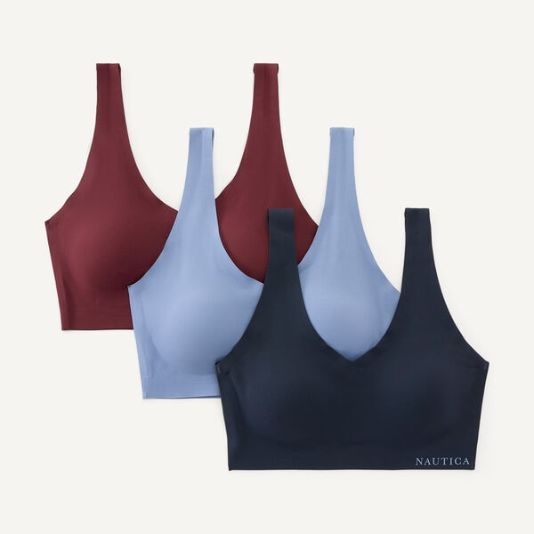 Laser Lounge Bra, 3-Pack 