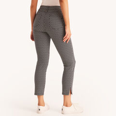 Printed Skinny Pant,Navy,large