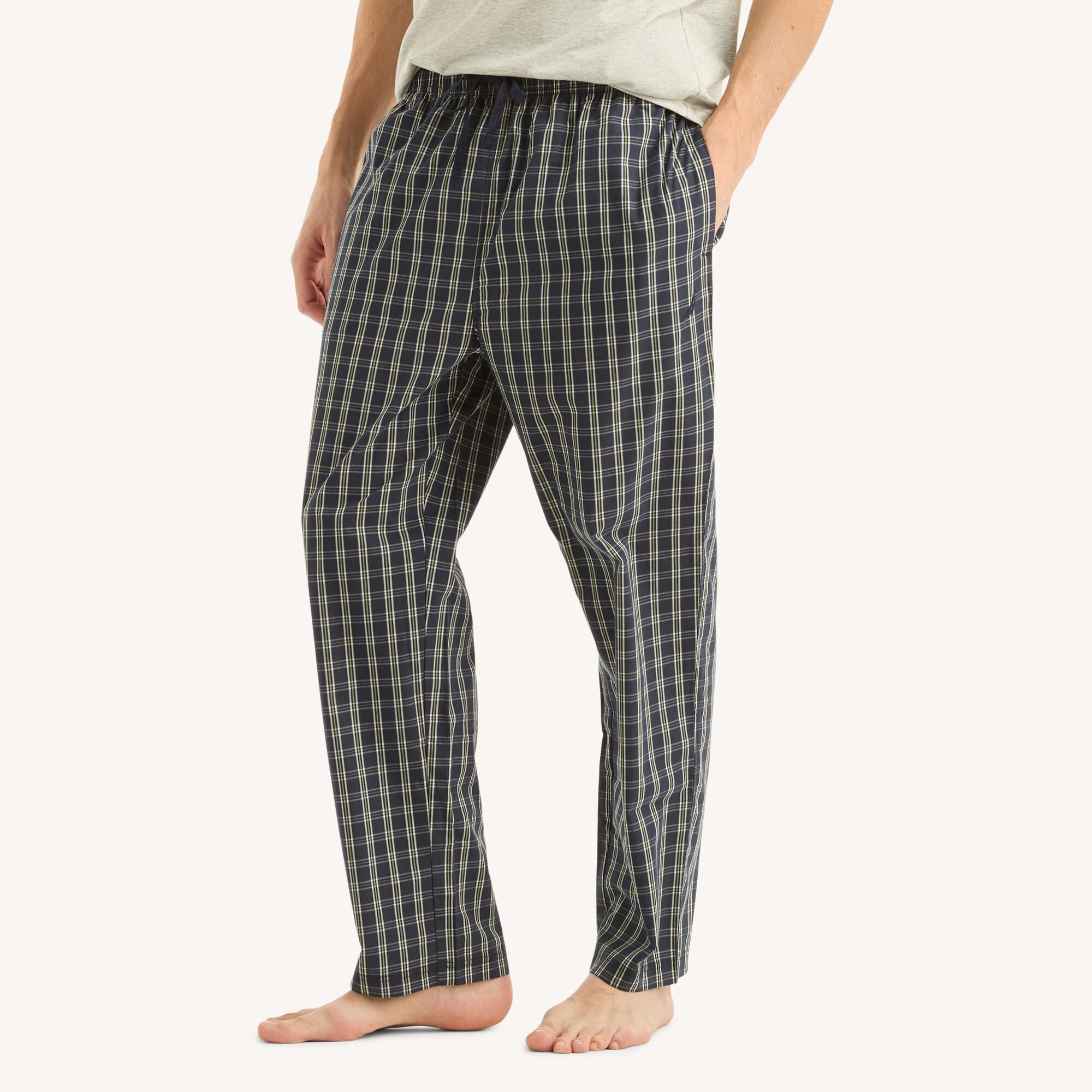 Plaid Pajama Pant,Stellar Blue Heather,large