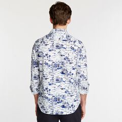 SAIL PRINT SHIRT,Bright White,large