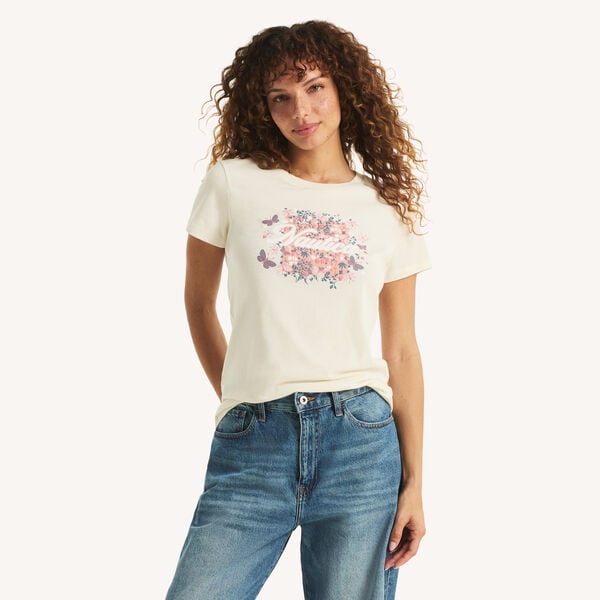 Butterfly Logo Graphic T-Shirt