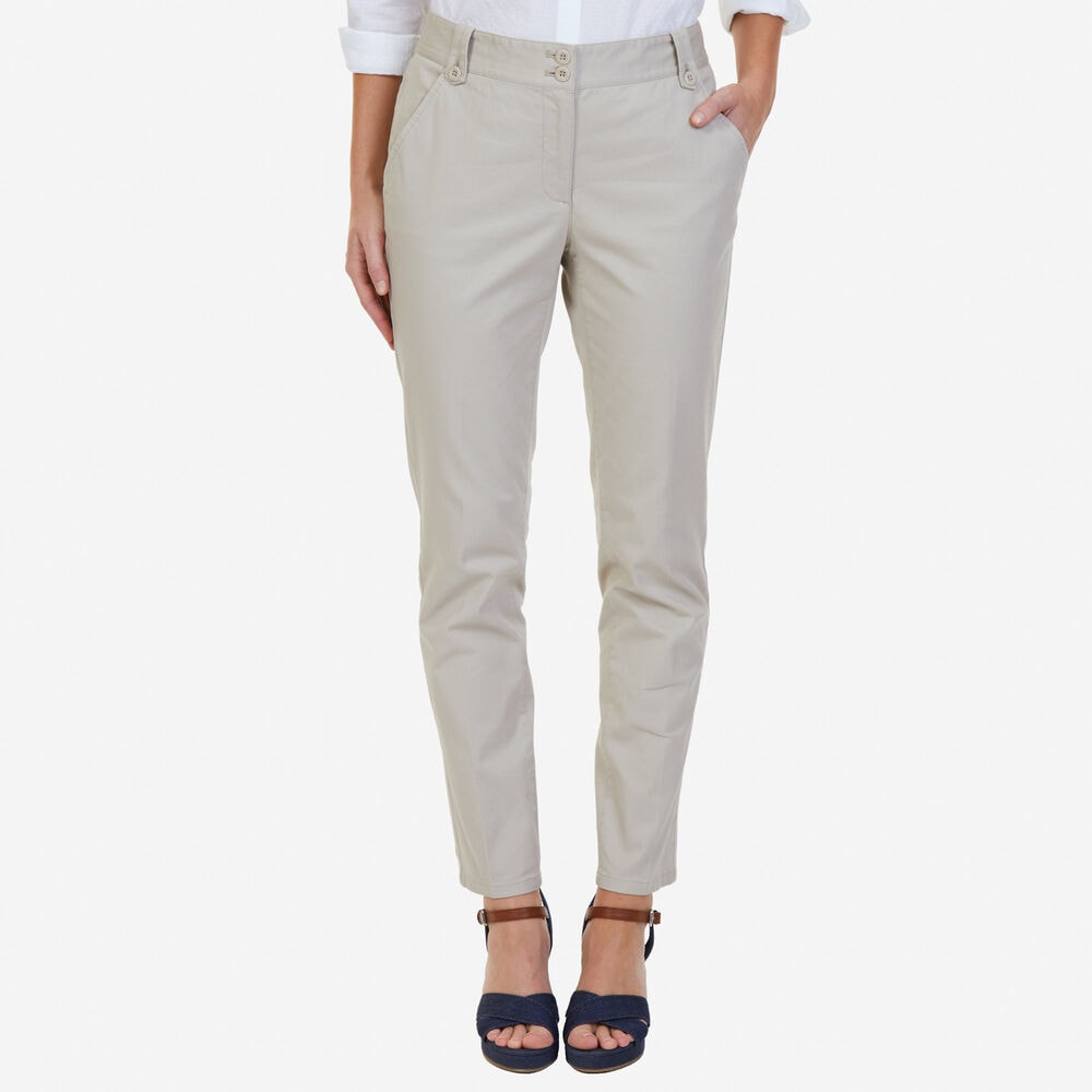 Stretch Twill Ankle Pants,Sandcove,large