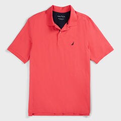 BIG & TALL STRETCH MESH POLO,Persian Red,large