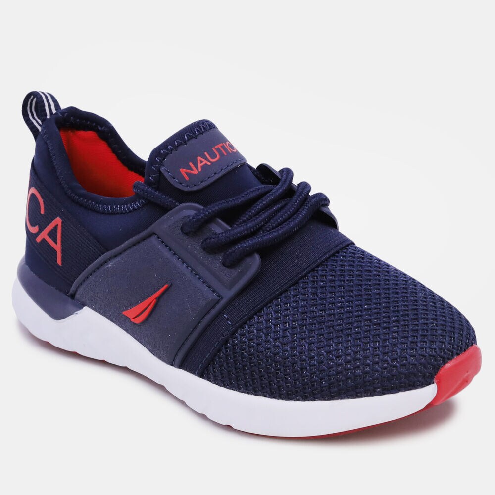 TODDLER BOYS' BRAND ICON LOGO SNEAKER (2T-4T),Ice Blue,large