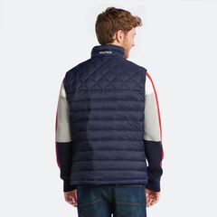 LIGHTWEIGHT TEMPASPHERE QUILTED VEST,Navy,large