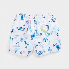 6" NEON WINDSURFING PRINT SWIM,Bright White,large