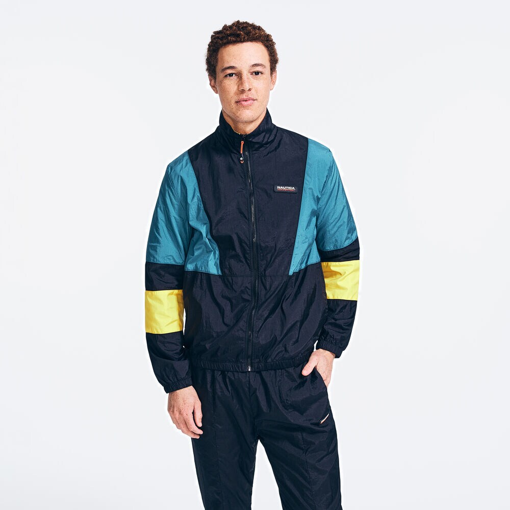 COMPETITION COLORBLOCK TRACK JACKET,True Black,large