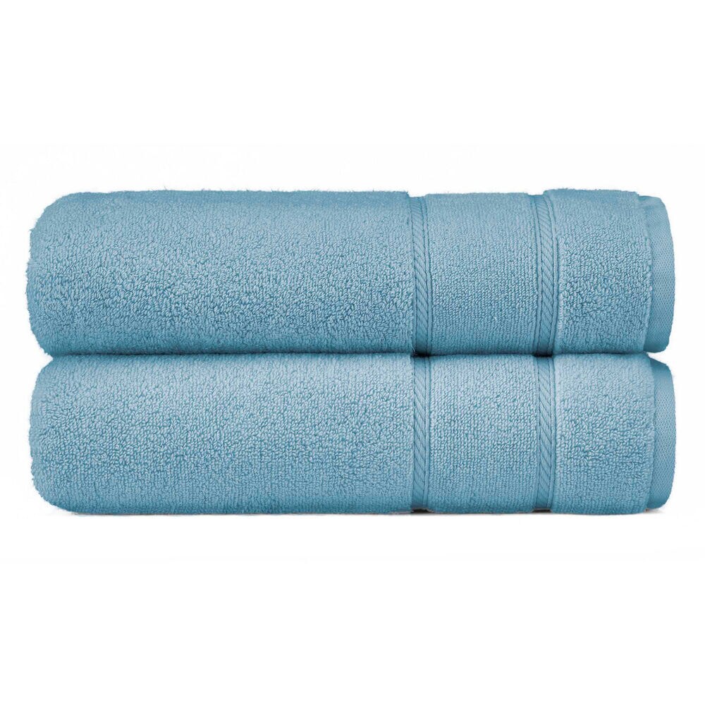 Belle Haven Bath Towel Set, 2-Piece,Lapis,large