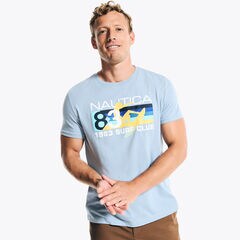 1983 Surf Club Graphic T-Shirt,Reef Blue,large