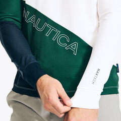 Navtech Colorblock Long-Sleeve T-Shirt,Bright White,large