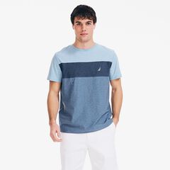 COLORBLOCK BRAND ICON T-SHIRT,Alaskan Blue,large