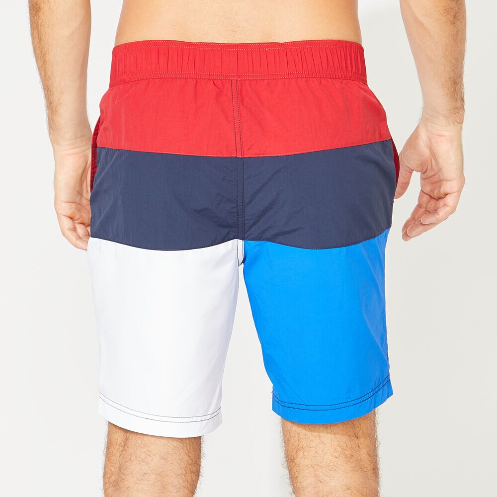 8" NS-83 COLORBLOCK SWIM QUICK-DRY SWIM,Nautica Red,large