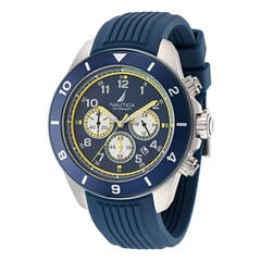 Nautica One Silicone Chronograph Watch,Multi,large