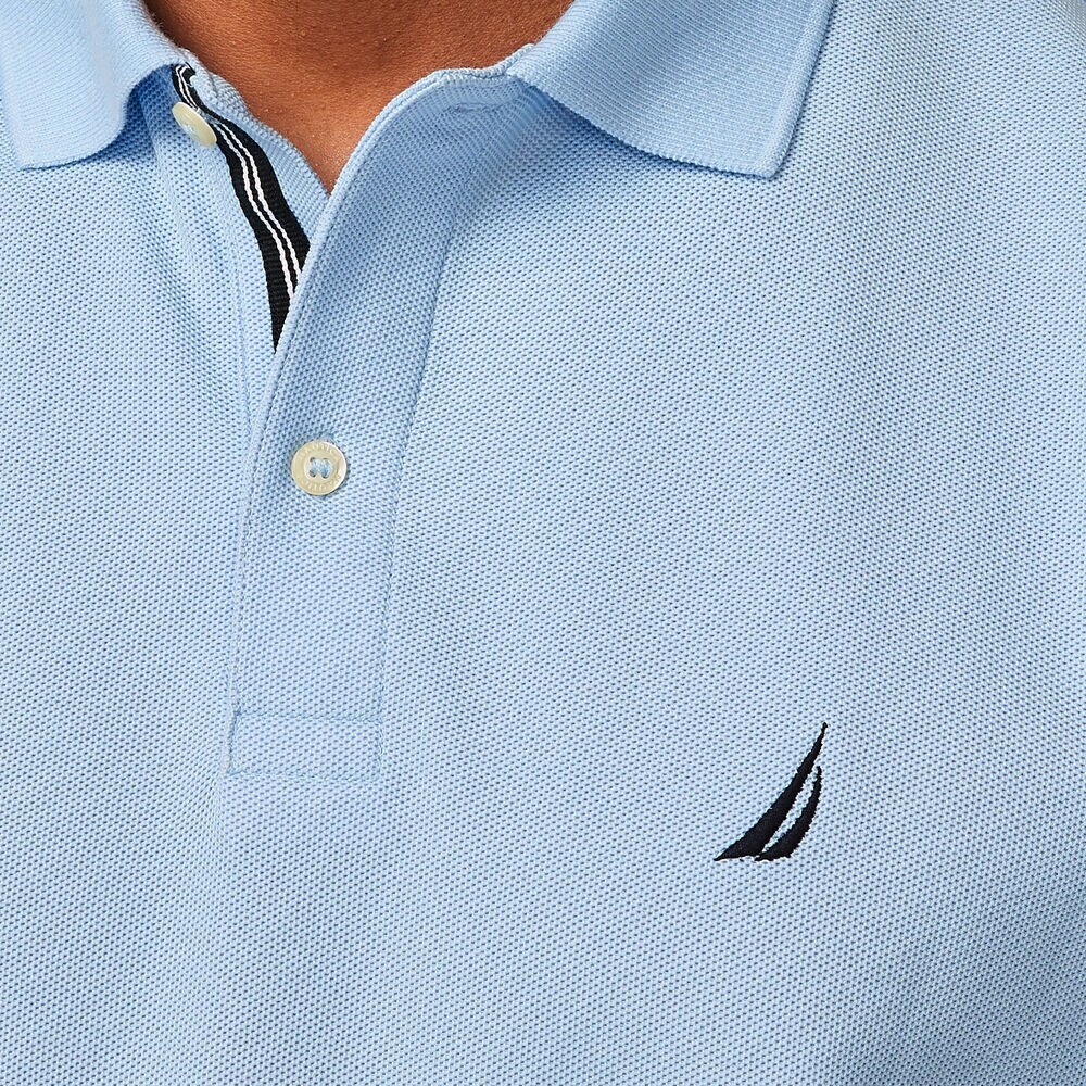 Classic Fit Performance Deck Polo,Azure Blue,large