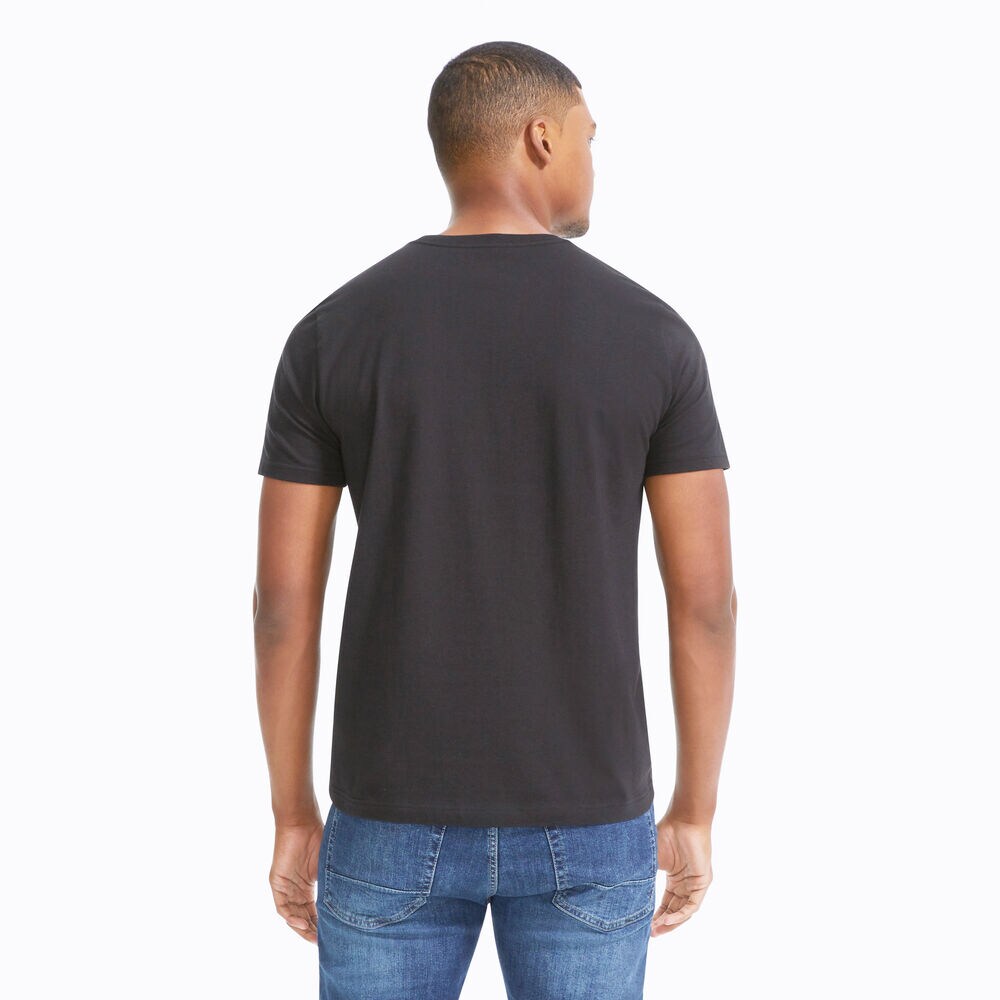 OCEAN PATTERN N83 GRAPHIC T-SHIRT,True Black,large