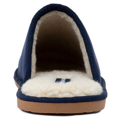 Faux-Fur-Lined Slipper,Ice Blue,large
